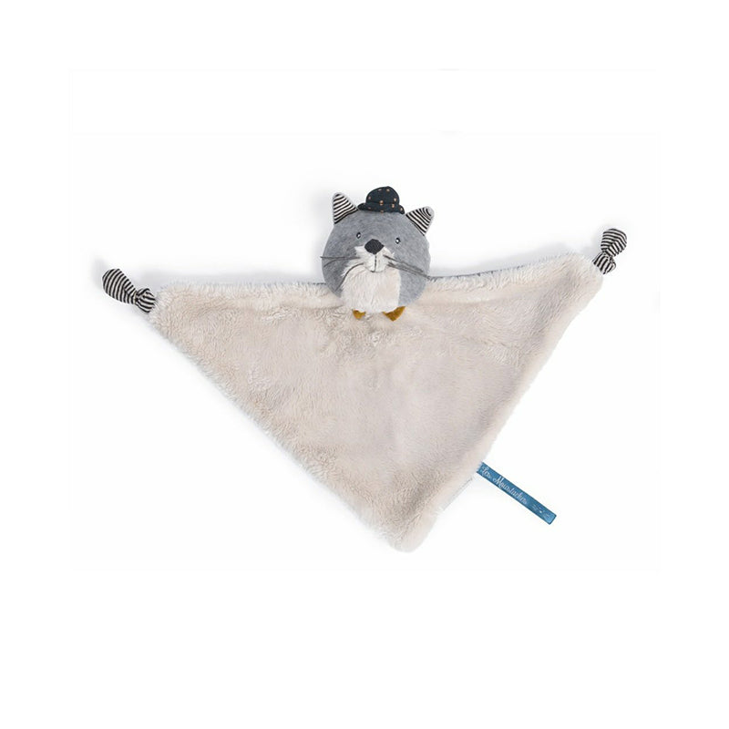 Jucarie plus doudou Fernand pisicuta gri, 0 ani+, Moulin Roty