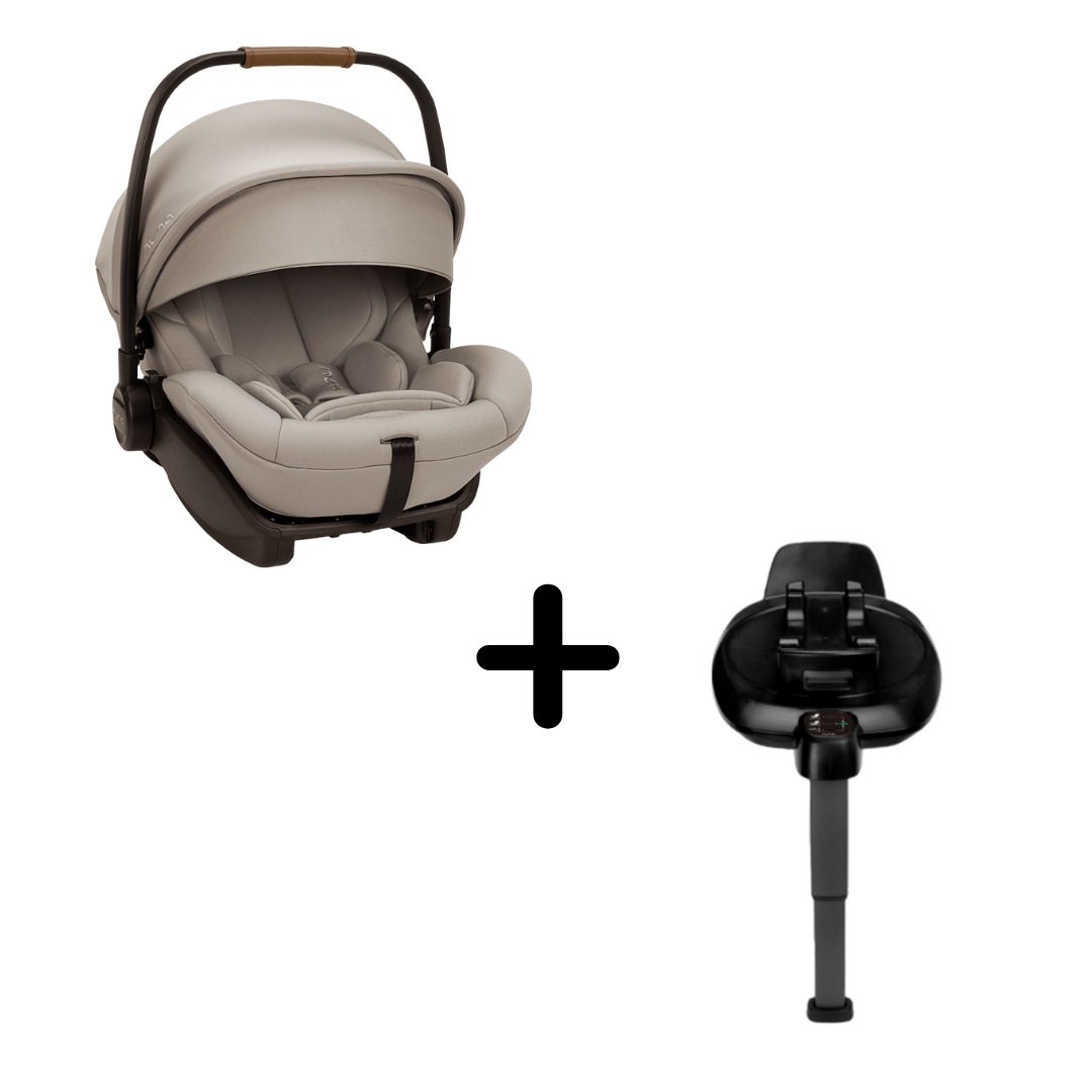 Set Scoica Auto i-size ARRA Next Hazelwood + Baza Isofix BASE Next i-Size pentru ARRA Next, NUNA