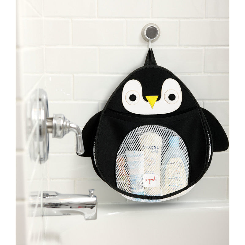 Organizator de baie pentru cosmetice si jucarii, Pinguin, 3 Sprouts