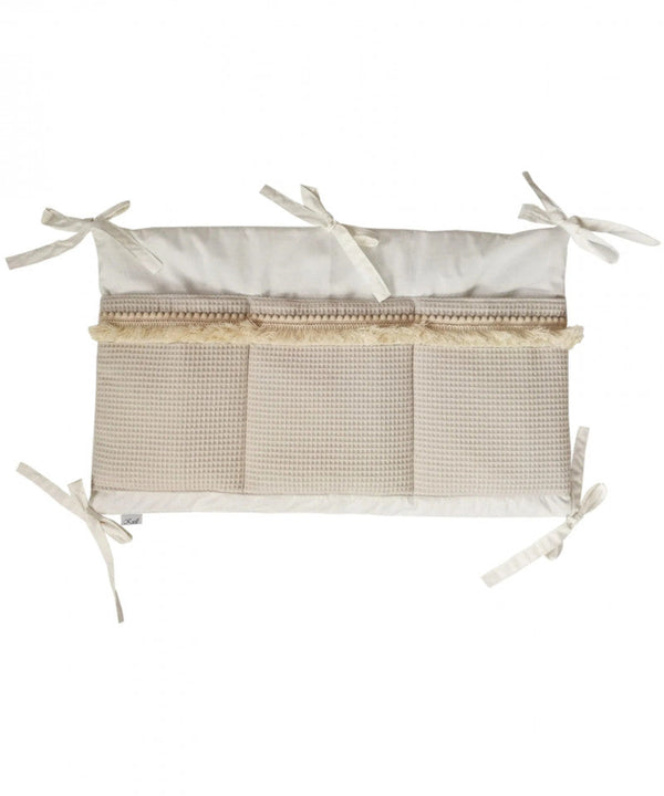 Organizator pentru patut copii, Boho, Crem cu Wafa, 30 x 60 cm, Koell
