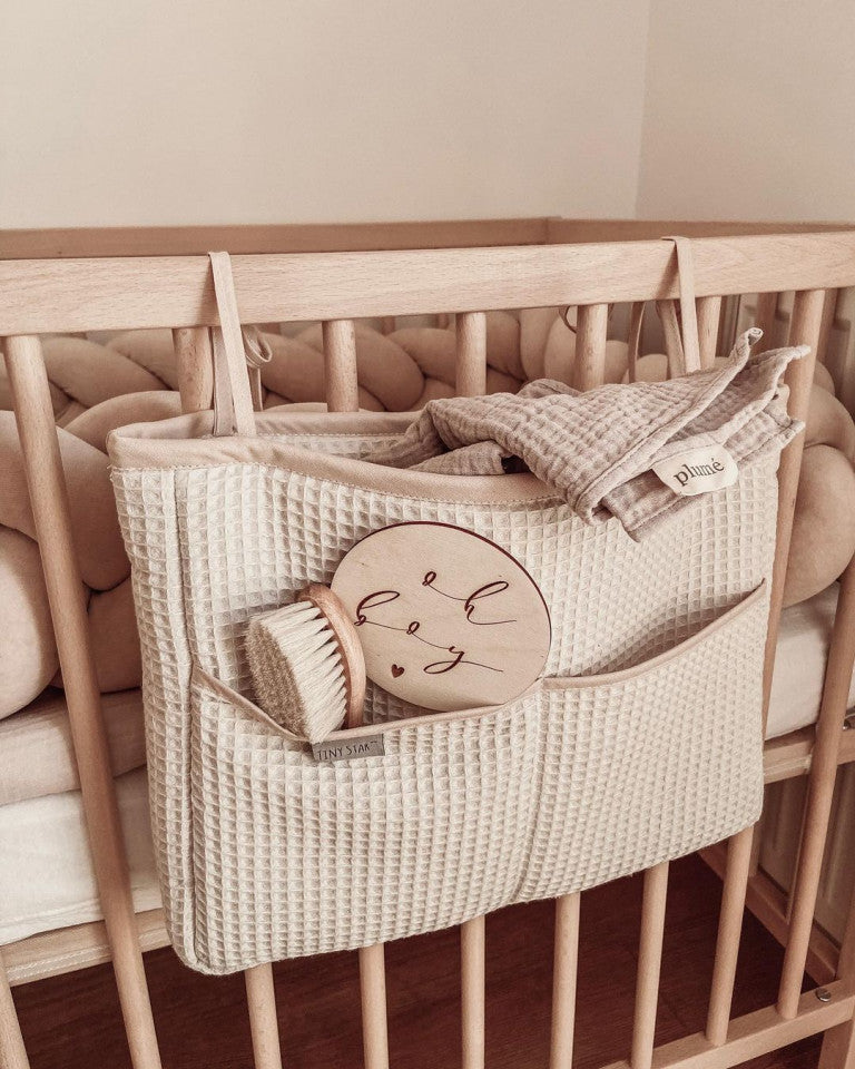 Organizator pentru patut, Beige, Tiny Star