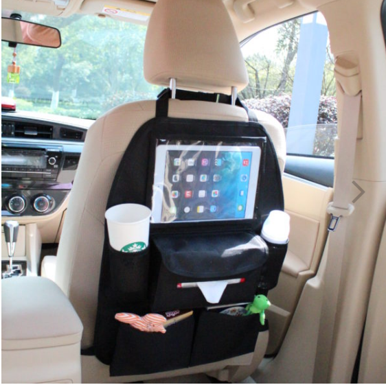 Organizator pentru scaun auto cu suport de tableta si diverse accesorii, ZOPA