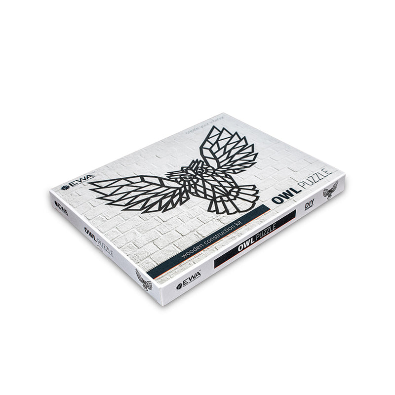 Puzzle 3D decorativ OWL din lemn 372 piese @ EWA