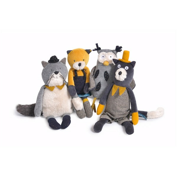 Jucarie de plus muzicala Bufnita, 0 ani+, Moulin Roty