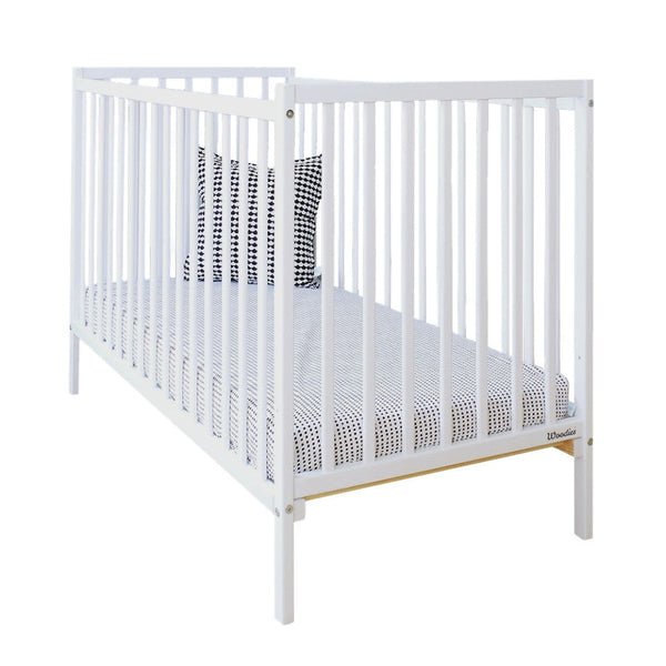 Patut Bebe 120x60 cm, din Lemn de Pin,  Dream, Woodies Safe Dreams