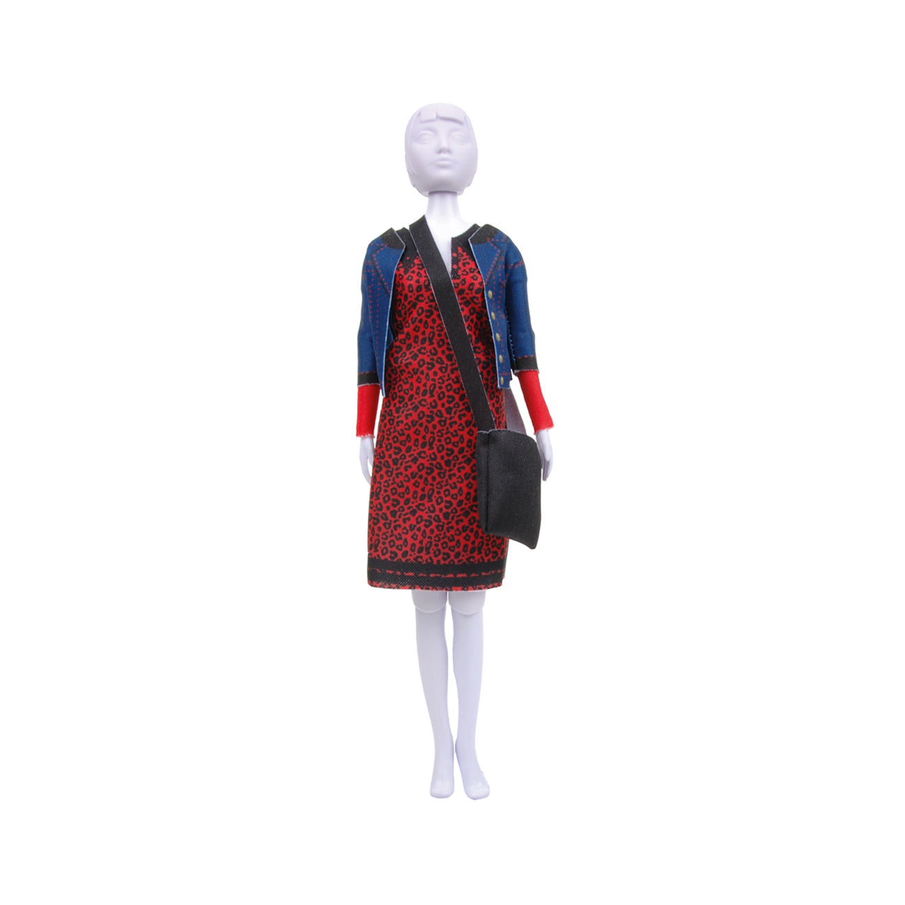 Set de croitorie hainute pentru papusi Couture Lizzy Leopard, Dress Your Doll