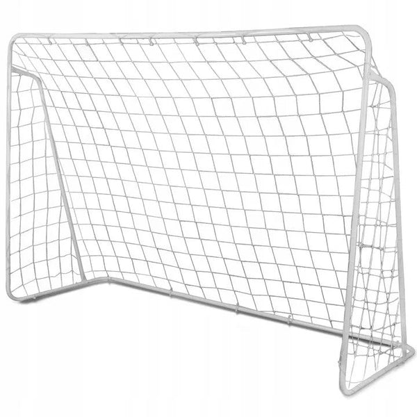 Poarta de foltbal, 215 x 153 x 76 cm, plasa rezistenta de polietilena, cuie pentru ancorare, Neo-Sport, 1457