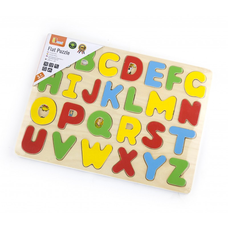 Puzzle cu litere mari de tipar, VIGA
