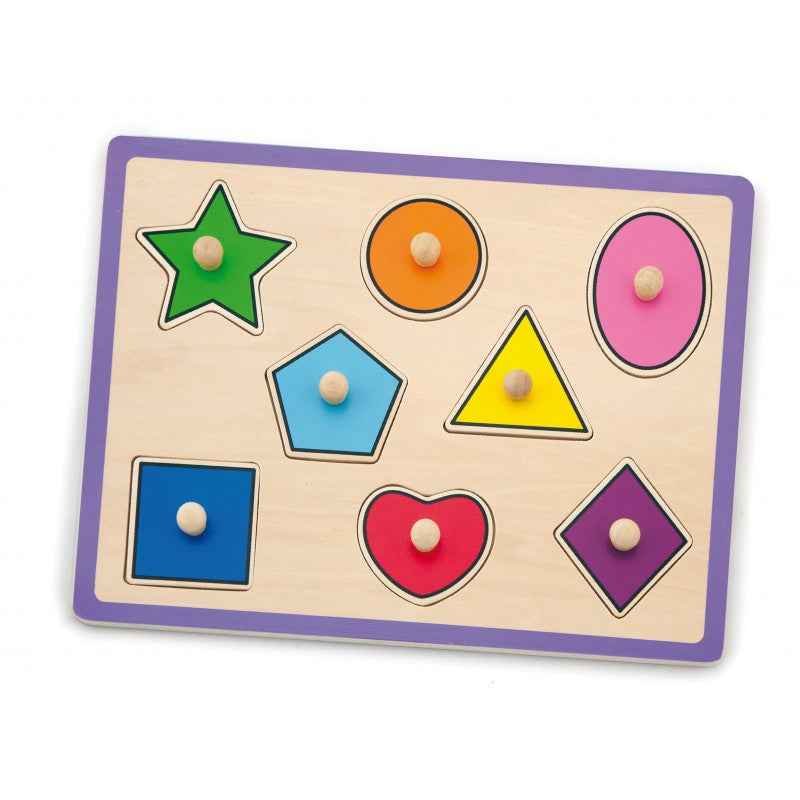 Puzzle cu maner - forme geometrice, VIGA