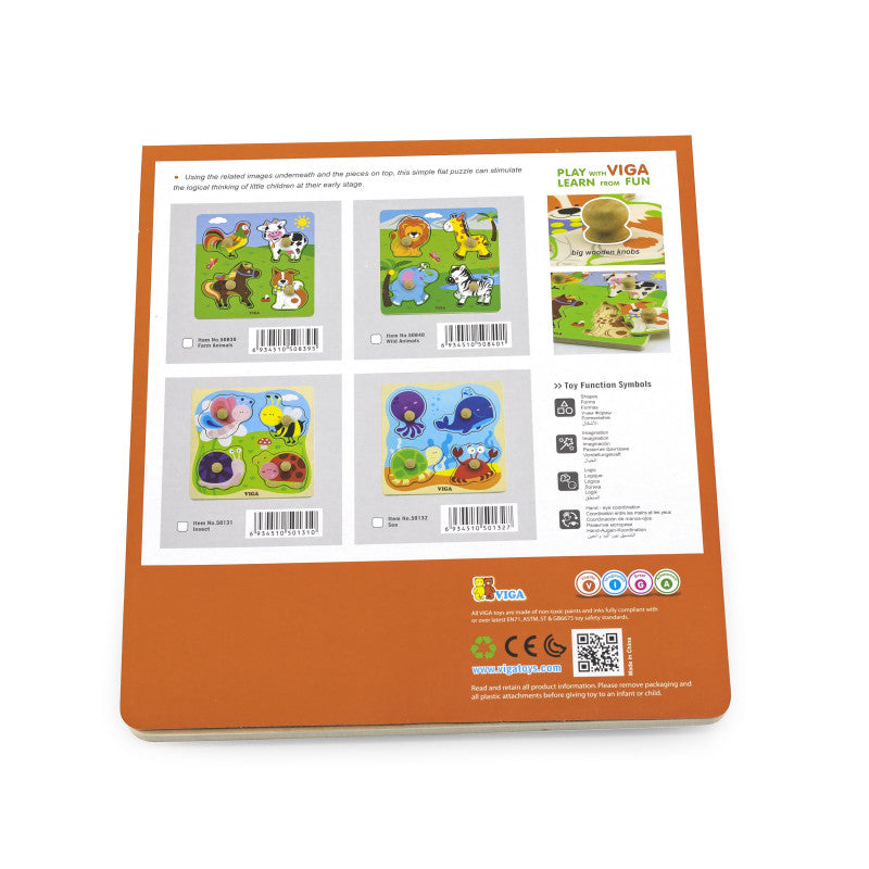 Puzzle cu manere Insecte, VIGA