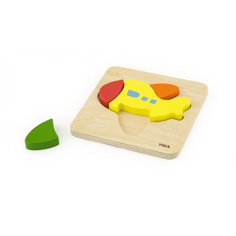 Puzzle din lemn - avion, VIGA