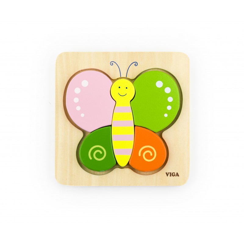Puzzle din lemn - fluturas, VIGA