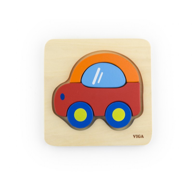 Puzzle din lemn - masina, VIGA