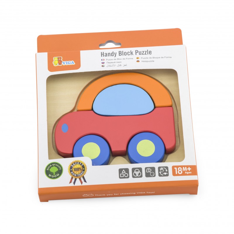 Puzzle din lemn - masina, VIGA
