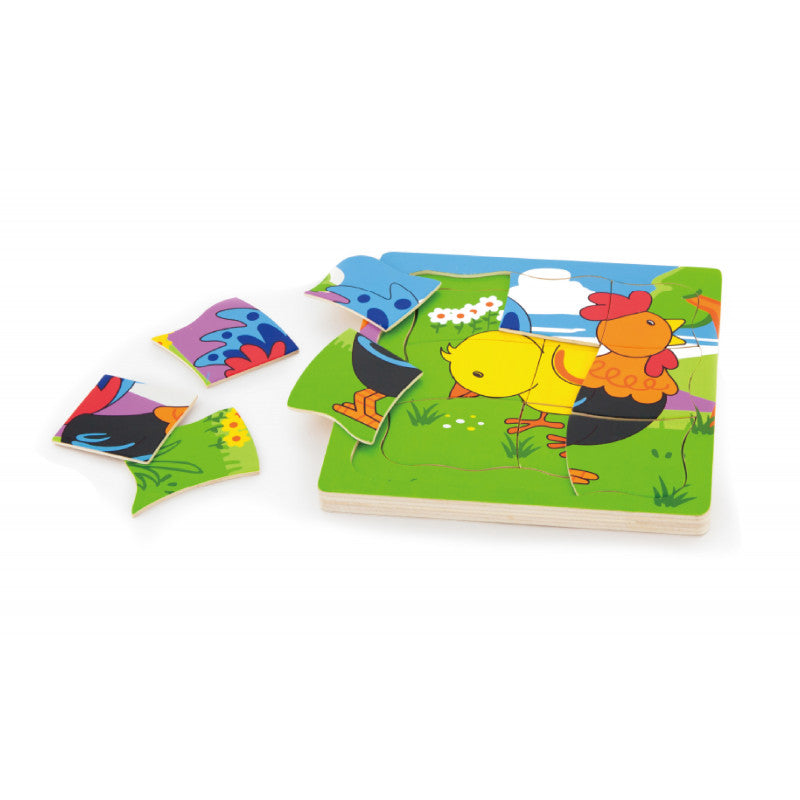 Puzzle in straturi Evolutie cocos, VIGA