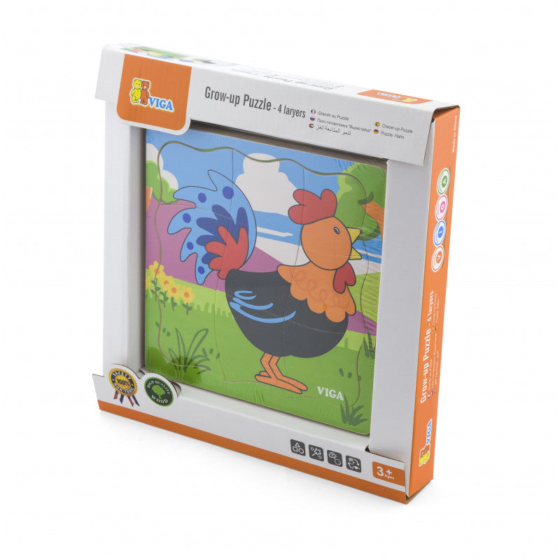 Puzzle in straturi Evolutie cocos, VIGA