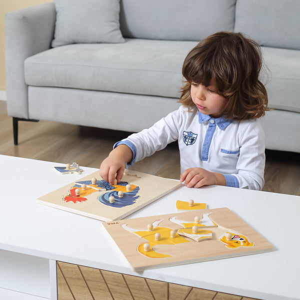 Puzzle Montessori, Leu, VIGA