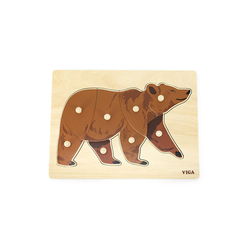 Puzzle Montessori, Urs, VIGA
