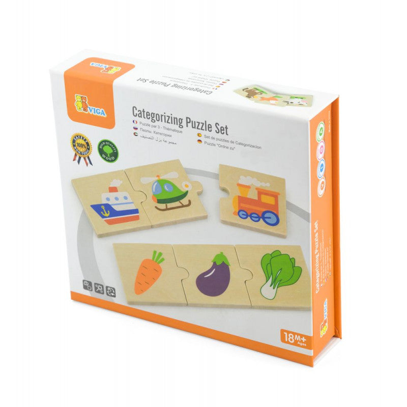 Puzzle sortator - Categorii, VIGA