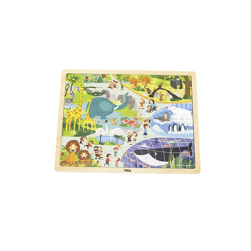Puzzle Zoo, 48 de piese, VIGA