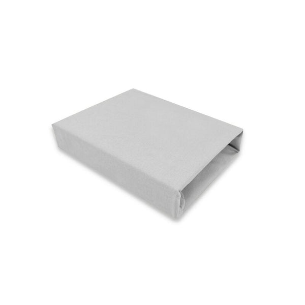 Cearceaf cu elastic pentru patut leagan sau patut co-sleeper, Dimensiune 90x40 cm, Din bumbac certificat Oeko Tex Standard 100, Gray, Qmini