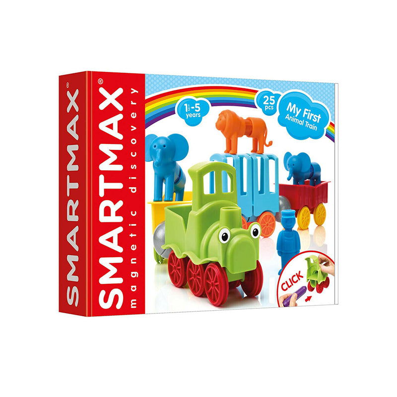 Set educativ magnetic Primul meu animalut si Tren, SmartMax
