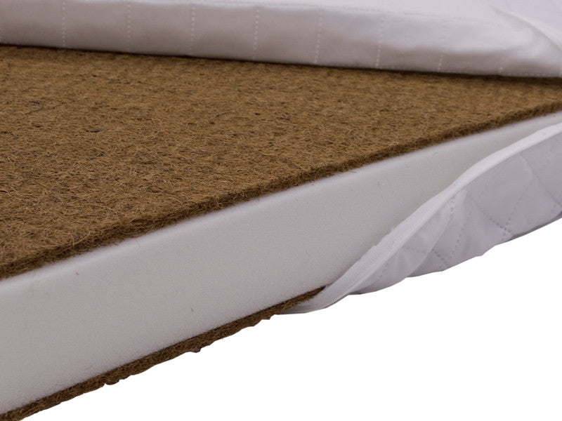 Saltea pentru patut copii, husa cu fermoar, detasabila, Mykids, Cocos, Confort II, 90 x 55 x 8 cm, Waldin