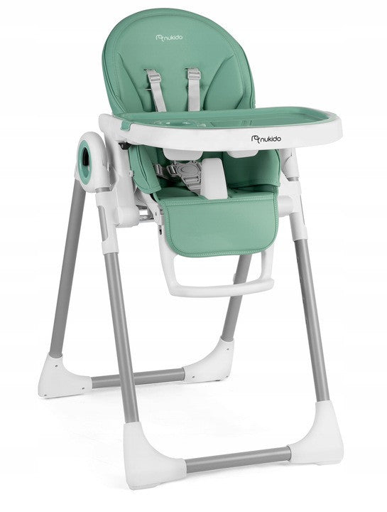 Scaun de masa reglabil, multifunctional, 3in1, Belo, Verde, Nukido