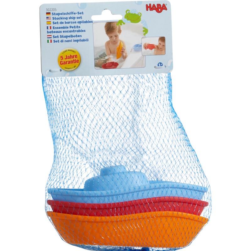 Set 3 barcute stivuibile, Haba