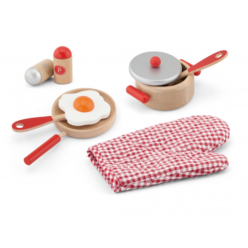 Set accesorii pentru gatit - rosu, VIGA
