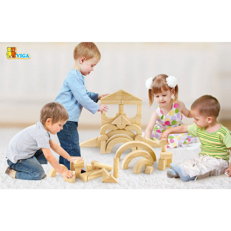 Set blocuri arhitecturalede construit, natur - 48 buc, VIGA