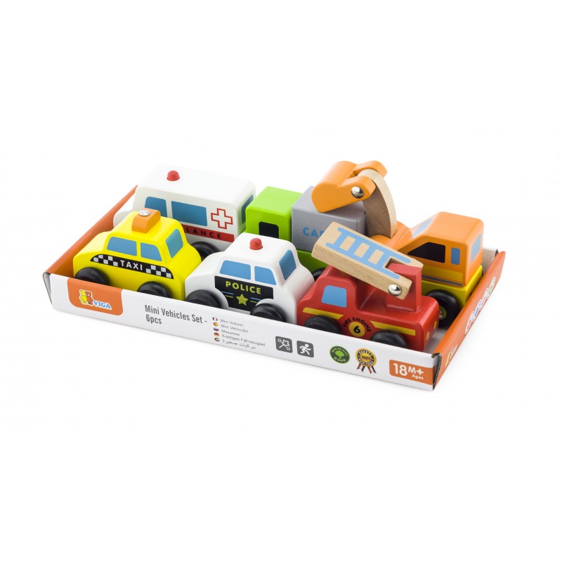 Set de 6 minivehicule - serviciul de urgente, VIGA