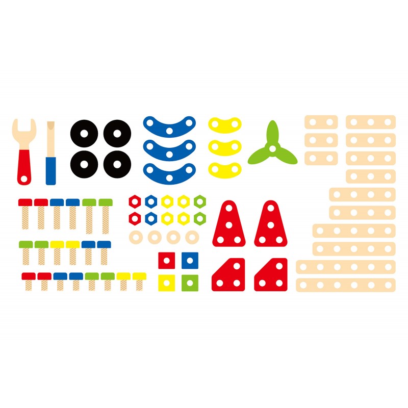 Set de constructie cu 68 de piese, VIGA