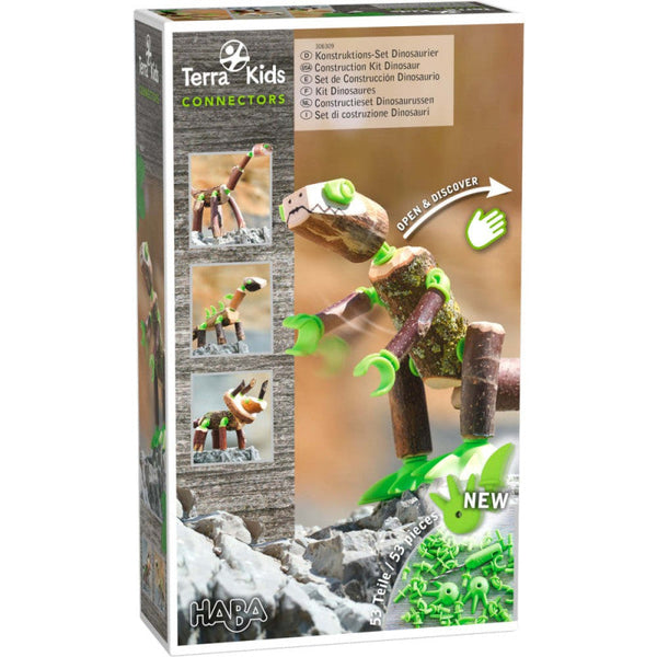 Set de constructie dinozauri Terra Kids, Haba