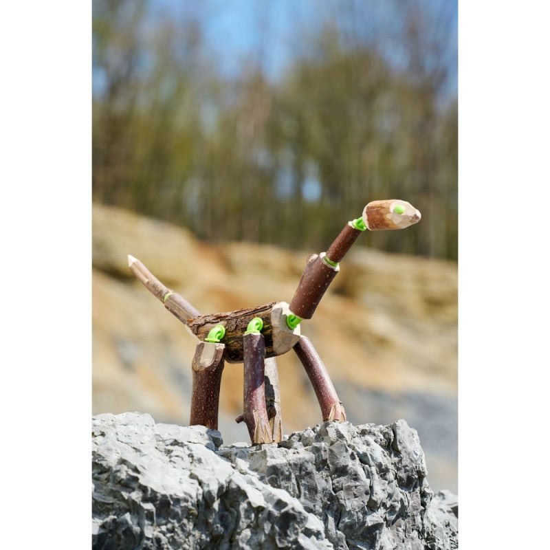 Set de constructie dinozauri Terra Kids, Haba