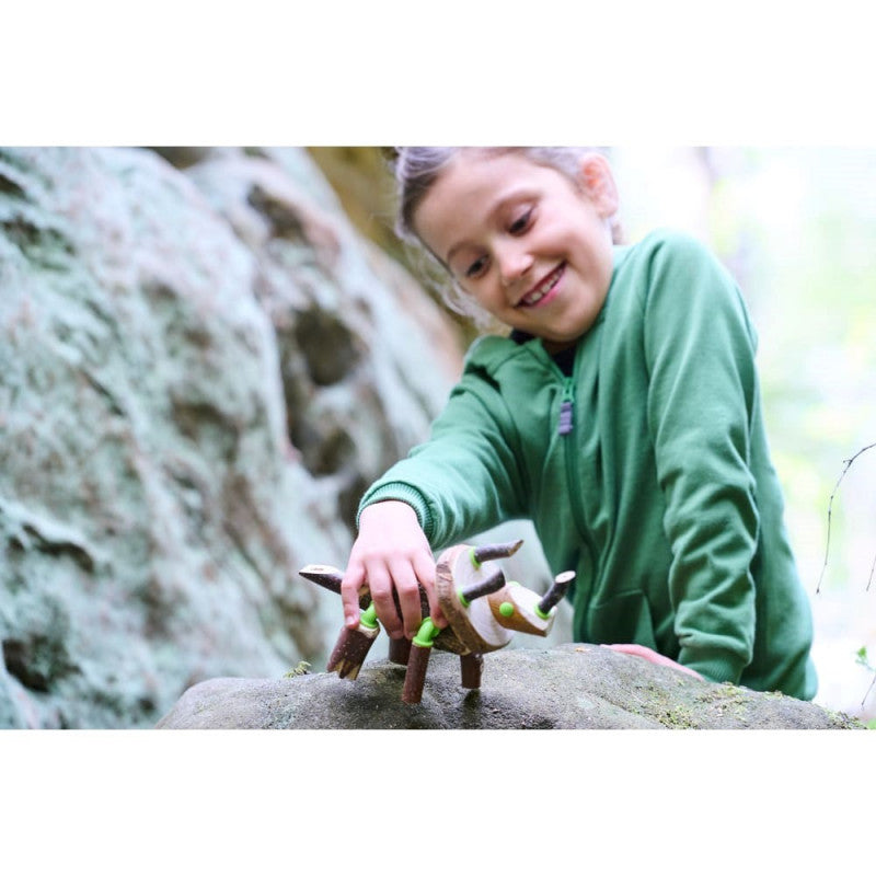 Set de constructie dinozauri Terra Kids, Haba