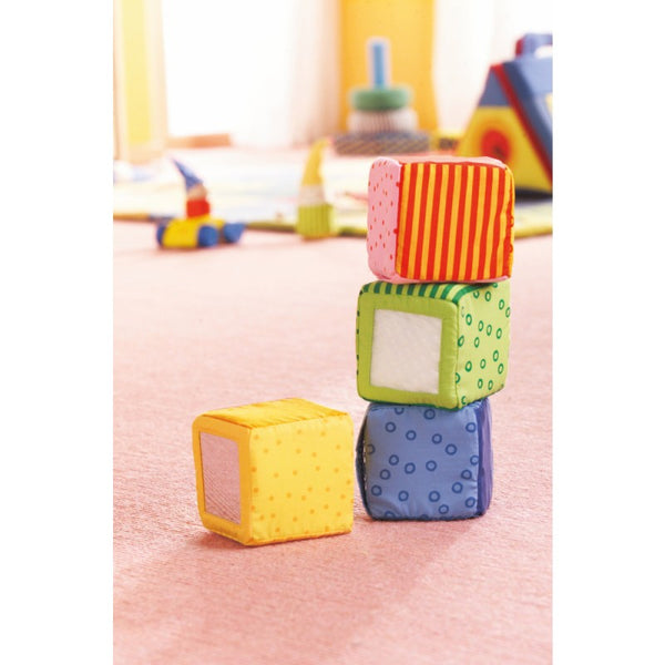 Set de cuburi senzoriale Happy Quartett, Haba