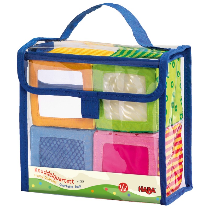 Set de cuburi senzoriale Happy Quartett, Haba