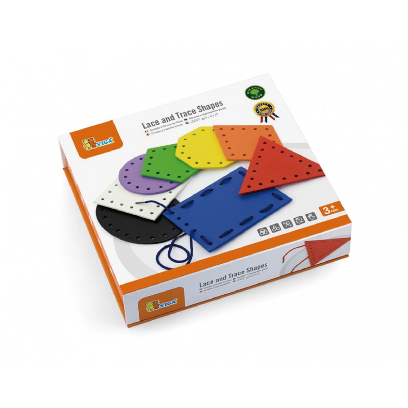 Set de cusut - forme geometrice din lemn, VIGA