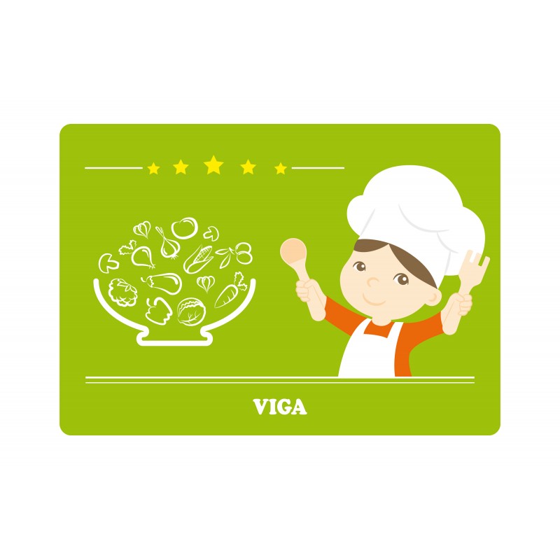 Set de preparare salata cu reteta, VIGA