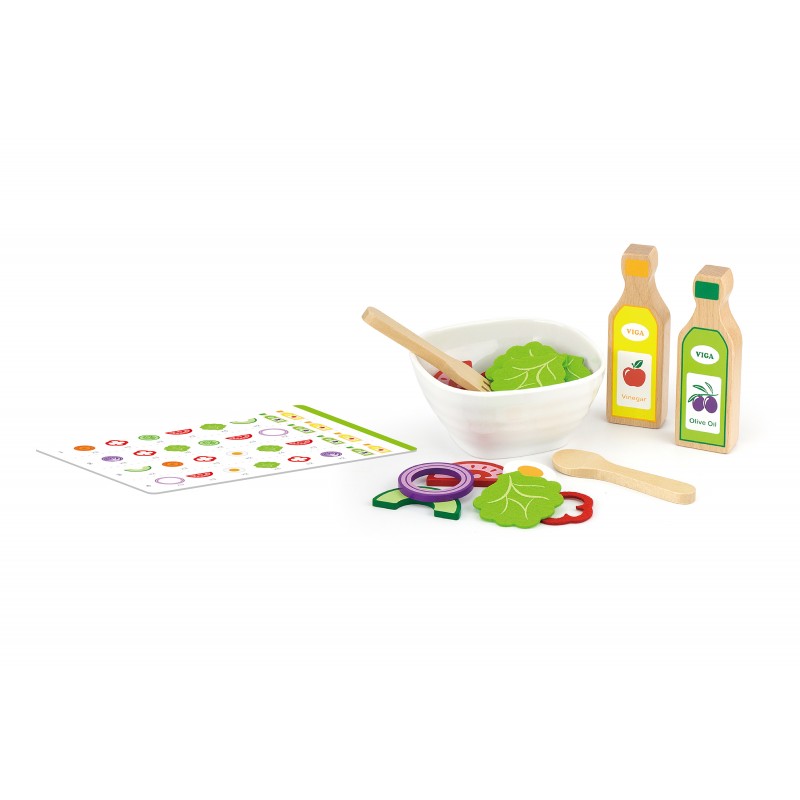Set de preparare salata cu reteta, VIGA