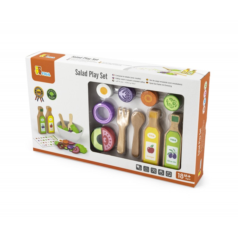 Set de preparare salata cu reteta, VIGA