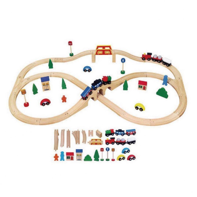 Set de trenulete din 49 de piese, VIGA