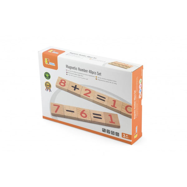 Set magnetic cifre 40 buc, VIGA