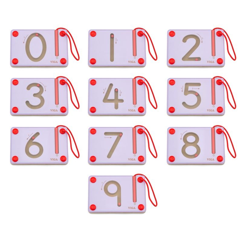 Set magnetic de scriere - Cifre, VIGA