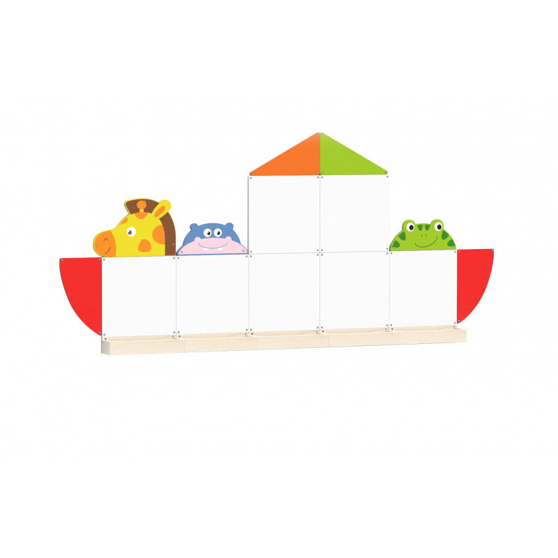 Set table de scris magnetice - Vapor cu animale, VIGA