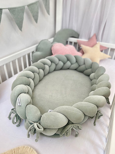 Babynest Eucaliptus, 75x50 cm, Sparrow