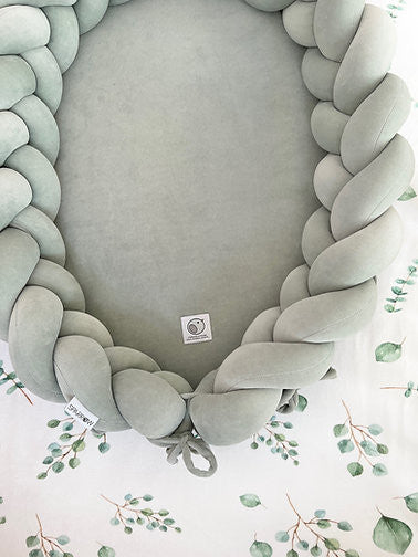 Babynest Eucaliptus, 75x50 cm, Sparrow