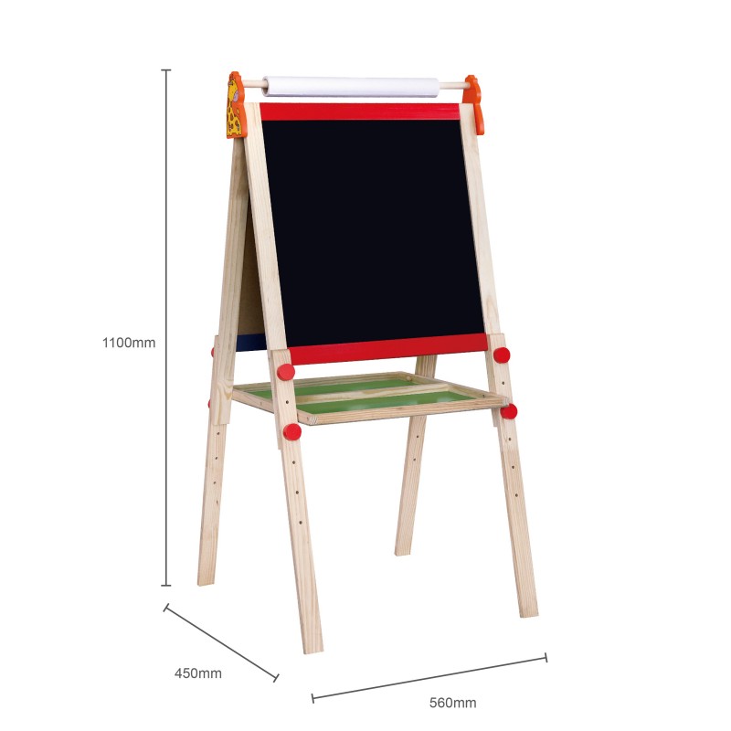 Tabla educationala dubla - magnetica si neagra, cu accesorii, VIGA