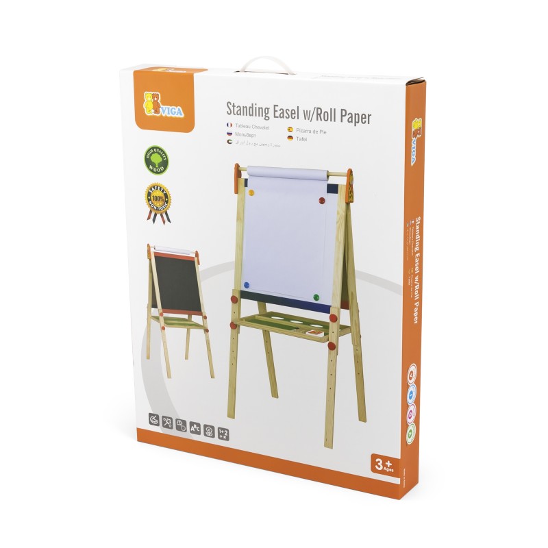 Tabla educationala dubla - magnetica si neagra, cu accesorii, VIGA